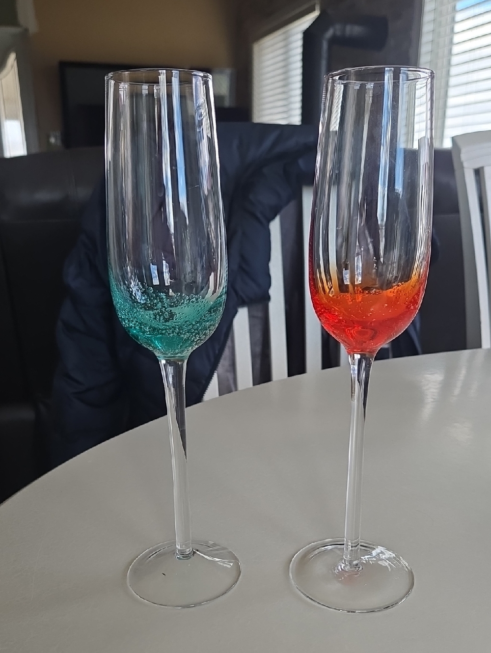 Anton Studio Hand Blown Champagne Flutes